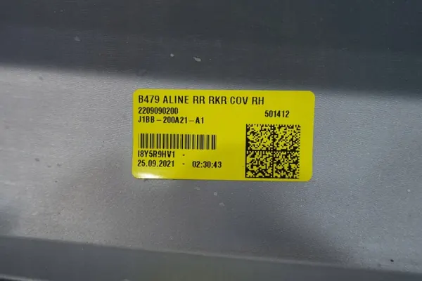 OEM J1BB-200A21-A1 Moldura de Soleira Esquerda Ford Fiesta image 8