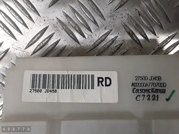 Nissan Qashqai AC-besturingsmodule OEM 27500jd45b image 5