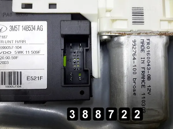 Regulador de janela Ford C Max 2004 3m51r045h22a image 5