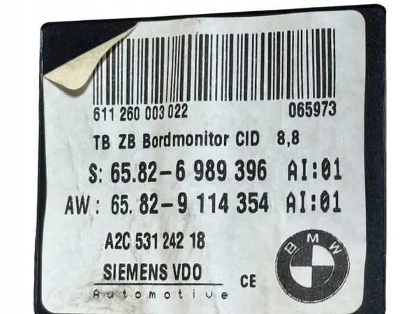 Pantalla de navegación BMW 6989396 9114354 E60 E61 image 4