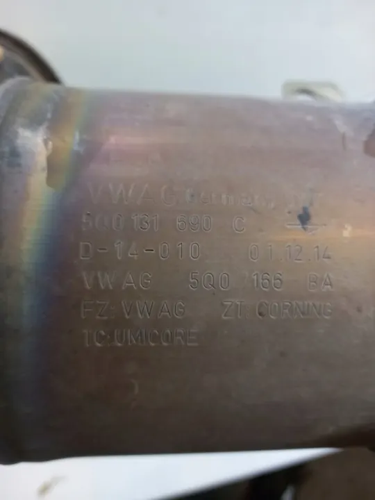 Catalizador DPF VW Audi 1.4 TFSI 5Q0131701M usado image 3