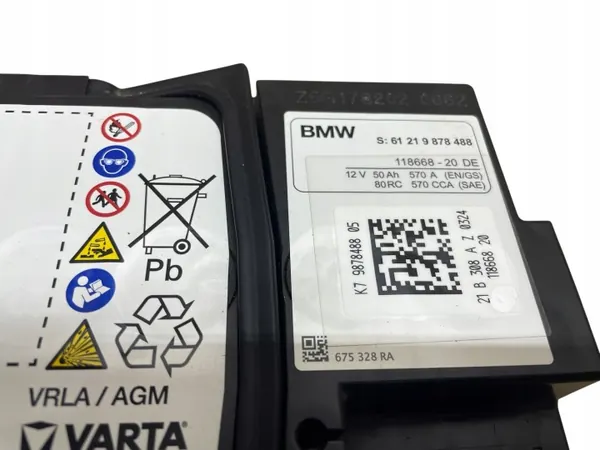 AGM Start-Stop Akku OEM 9878488 12V 50Ah image 4