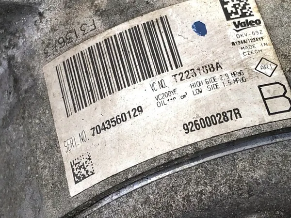 Compressore AC Dacia Sandero II 926000287R image 4