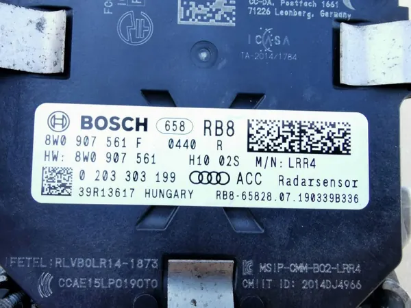 Sensor radar Audi OEM 8W0907561F - Lado derecho image 4