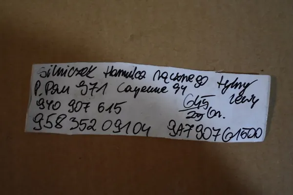 Handremmotor Achter Links Porsche Panamera 971 Cayenne 9Y OEM image 3