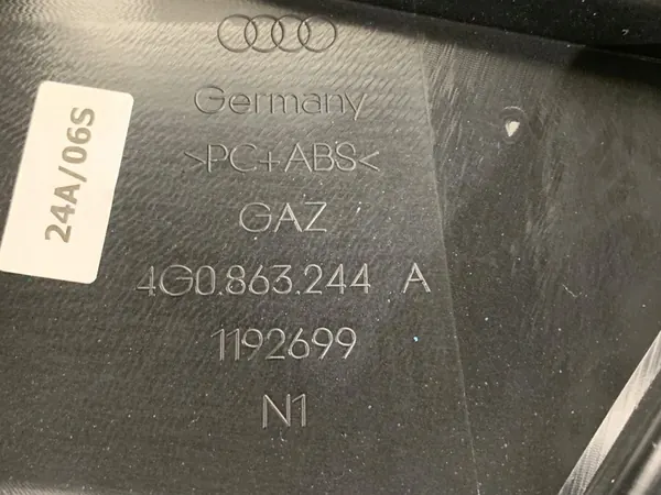 Túnel central AUDI A6 C7 10-18 4G0863244A image 6