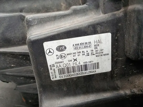 Faros izquierdo Mercedes SPRINTER 906 W906 2014-2018 A9068205600 image 7