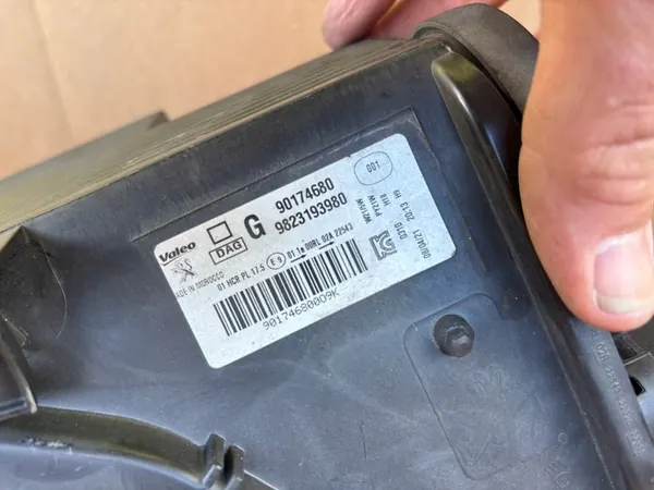 Linker Koplamp Origineel 9823193980 Peugeot image 3