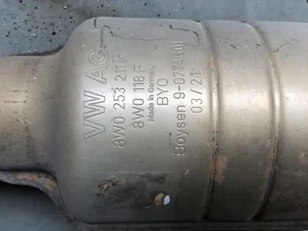 Vasen pakoputki vaimennimella OEM 8W0 253 300 BD image 9