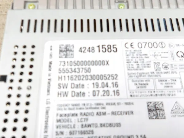 Opel OE KRAUSMOTORS Radio Pantalla para Crossland X image 4