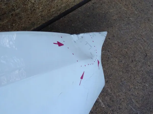 AUDI Q3 8U 11-18 Främre Höger Skärm Original LY9K image 4