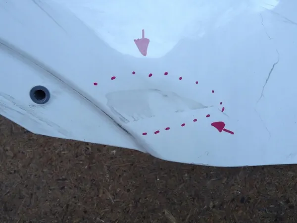 AUDI Q3 8U 11-18 Främre Höger Skärm Original LY9K image 7