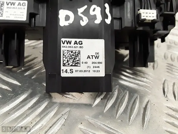 Interruptor Seat OEM 5ko953521bd - Usado image 3