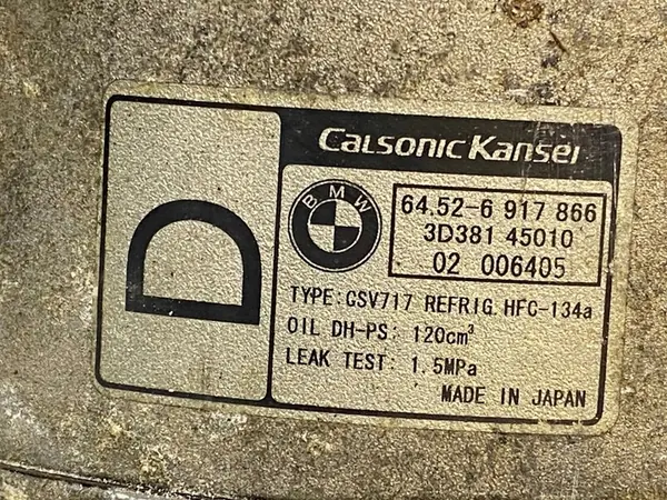 Compressore Aria Condizionata BMW E39 5 M57 image 7