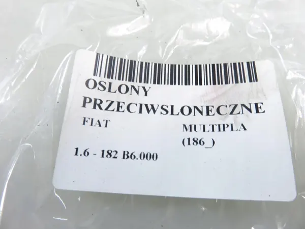 Zonneschermen OEM OSŁONY PRZECIWSŁONECZNE FIAT MULTIPLA (186_) image 10