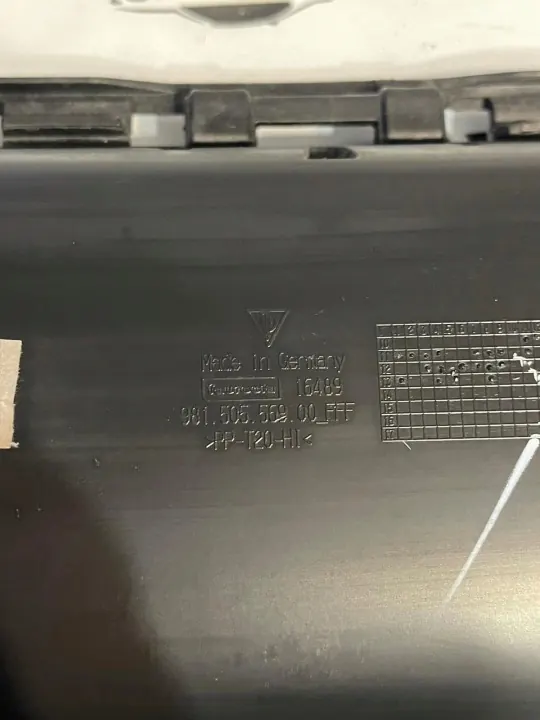 Stoßstangengitter Vorne Porsche Boxster OEM 98150556900 image 3