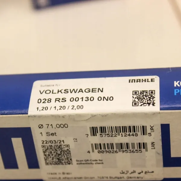 Volkswagen Polo V 6R 2016 Anel de pistão OEM image 8