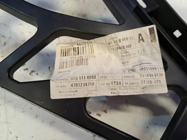 Porsche Cayenne Suporte de Para-choque Frontal Esquerdo 95850517750 image 3