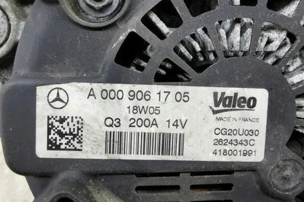 Vaihtovirtageneraattori MERCEDES-BENZ C (W205) A0009061705 image 5