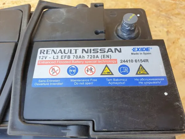 Renault OE Akku 70Ah 720A OEM 244106154R image 4