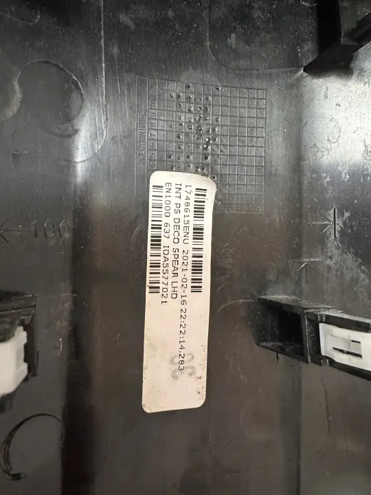 Grelha console painel Ford Ranger T6 MK3 EB3B41044K54ALA3ENU image 3
