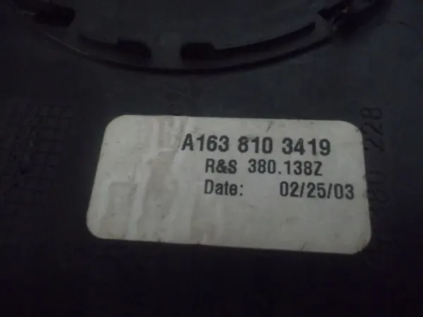 Mercedes ML 163 rechter spiegelglas OEM A1638103419 image 3