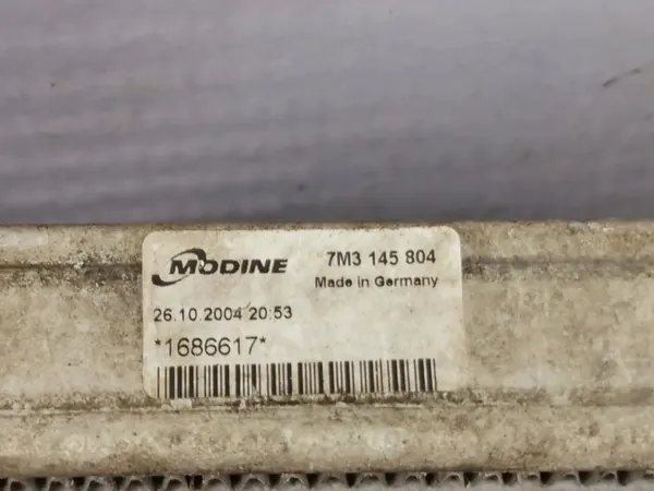 Volkswagen Sharan 2001 Intercooler 7M3145804 image 2