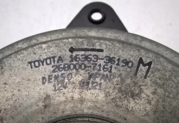 Motor da ventoinha de refrigeração OEM 16363-36190 Lexus NX/Toyota RAV4 image 4