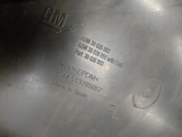 Left Front Wheel Arch Original Opel Corsa E image 5