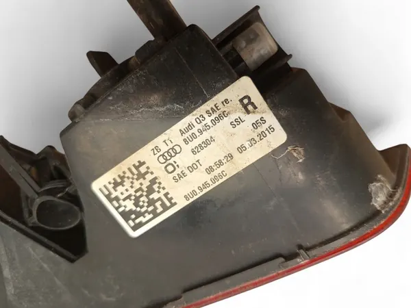 Audi Q3 8U Right Side Rear Bumper Lamp 8U0945096C image 8