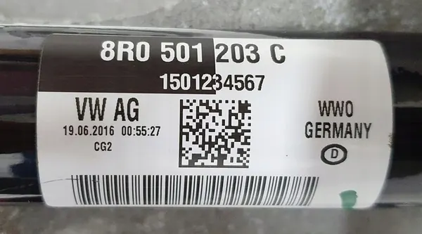 Mozzo posteriore sinistro Audi A6 C7 A7 Lift 8R0505431F image 8