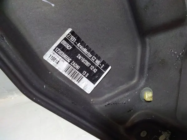 Elevador de vidro traseiro esquerdo SKODA OCTAVIA I 1Z0839655C image 5