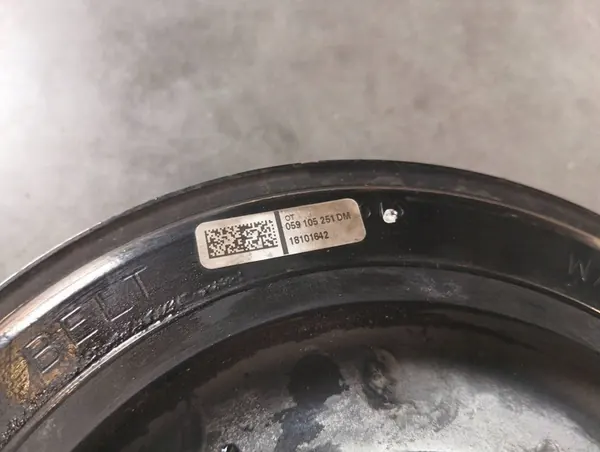 Polia 059105251DM Audi 3.0 TDI image 5