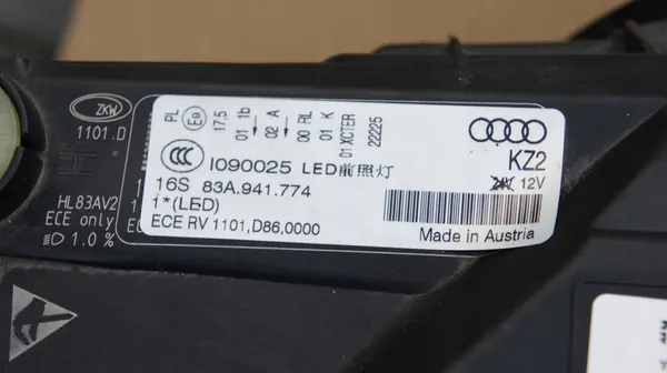 Faros Delantero Derecho Audi Q3 Full LED image 10