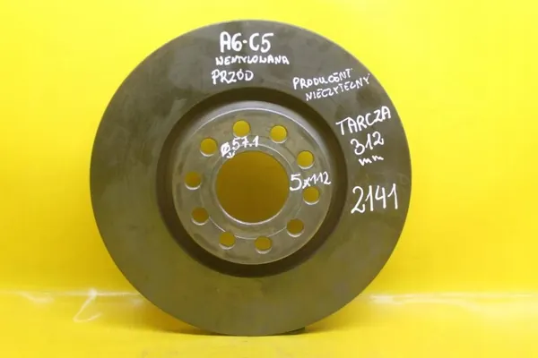 Disque de Frein Ventilé AV OEM 2141 Audi A6 C5 image 3