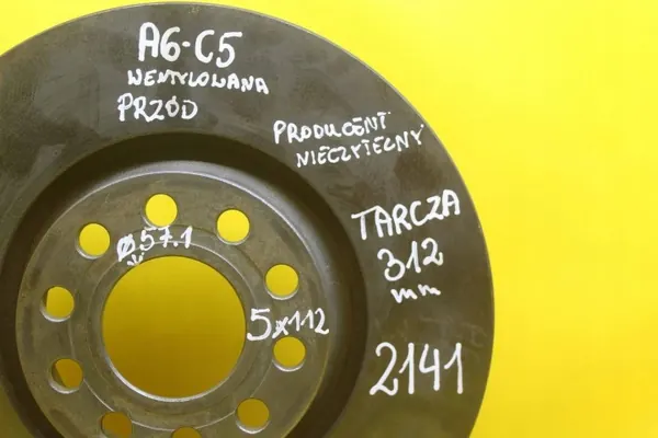 Disque de Frein Ventilé AV OEM 2141 Audi A6 C5 image 8