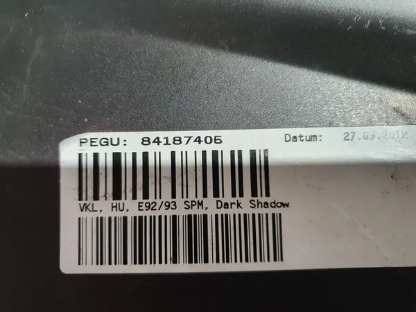 BMW 3 E92 E93 M-Pak Bakspoiler image 7