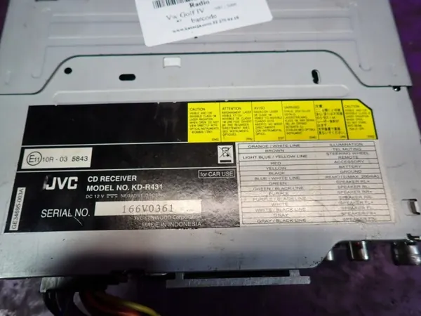 Radio JVC KD-R431 CD AUX USB OEM Zawada-377710- image 6