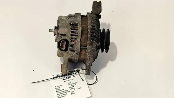 Vaihtovirtageneraattori Mitsubishi Pajero 2008 OE 1800A115 image 2