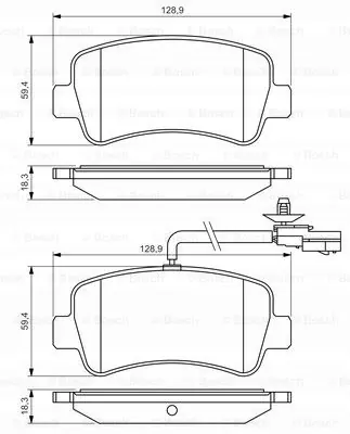 Bosch takajarrulevyt OEM 0986494500 - Käytetty image 8