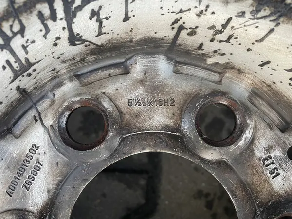 Stalen Velg Mercedes 5.5" x 16" 6x130 image 4