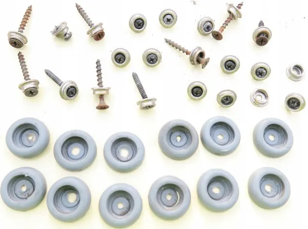 Verhojen kiinnitysruuvit OEM 7038627771 VW T4 harmaa image 2