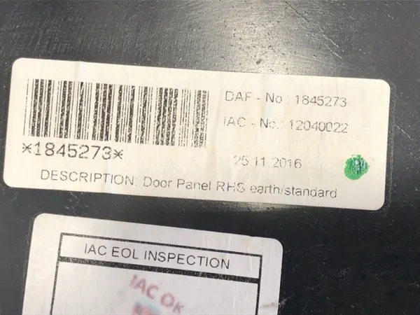 OEM LORK-2068-504618 Oven Verhoilu Oikea Etu DAF XF image 5