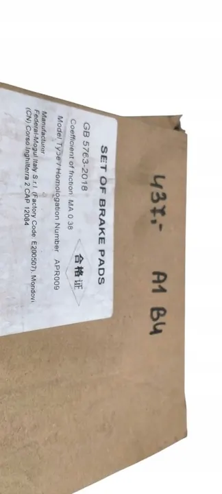 AUDI OE Remblokset 4N0698451J image 5