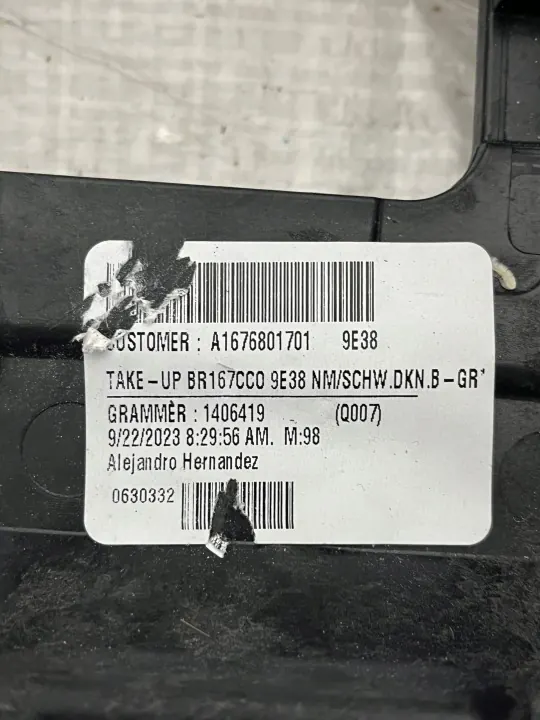 Mercedes GLS 167 Dashboardconsole OEM A1676801701 image 8