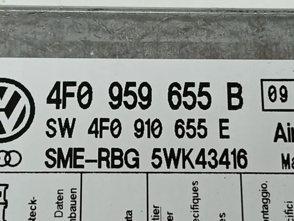 Airbag-Steuergerät OEM 4F0959655B für Audi A6 image 4
