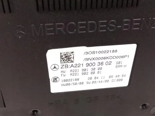 Module Confort A2219003602 pour Mercedes-Benz S W221 image 4