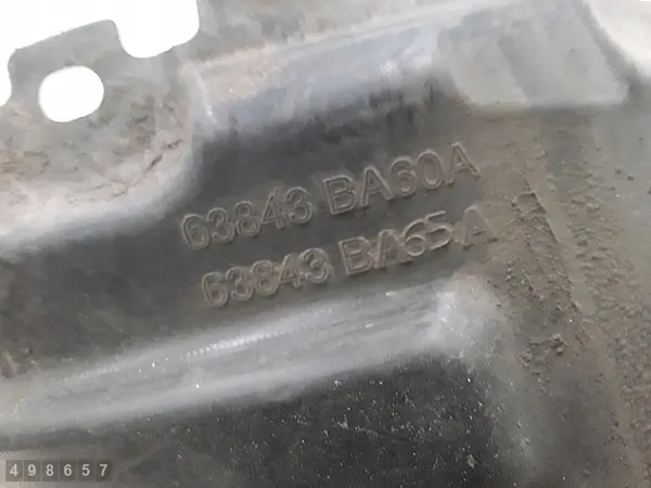 Nissan Juke Front Left Wheel Arch 2012 63843-BA60A image 4