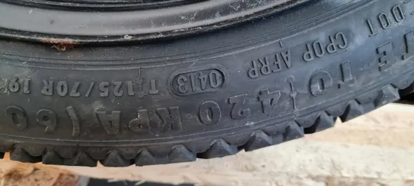 Audi Reserverad 8K0601027B 125/70 R19 Gebraucht image 3