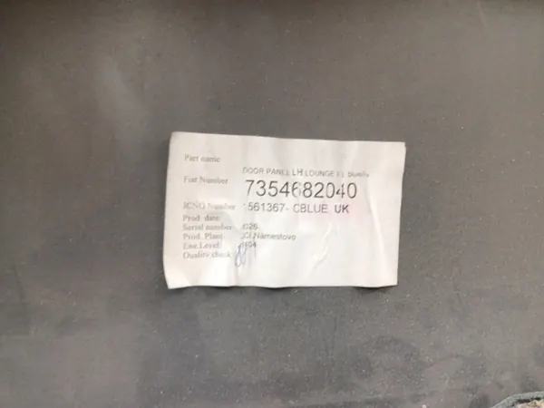 Oven Panel Vasen Etu Fiat 500 7354682040 image 3